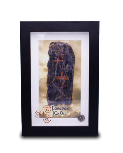 go deo Irish gift stained glass frame