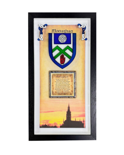 county Monaghan stained glass frame